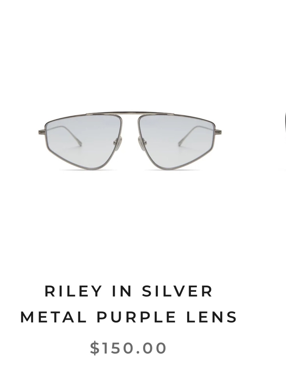Brand new never worn Elsa Johnson sunglasses
